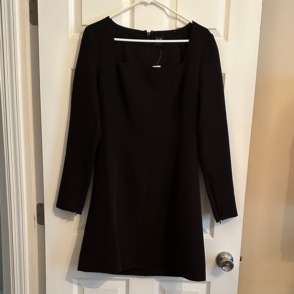 GAP Classic Black Long Sleeve Dress